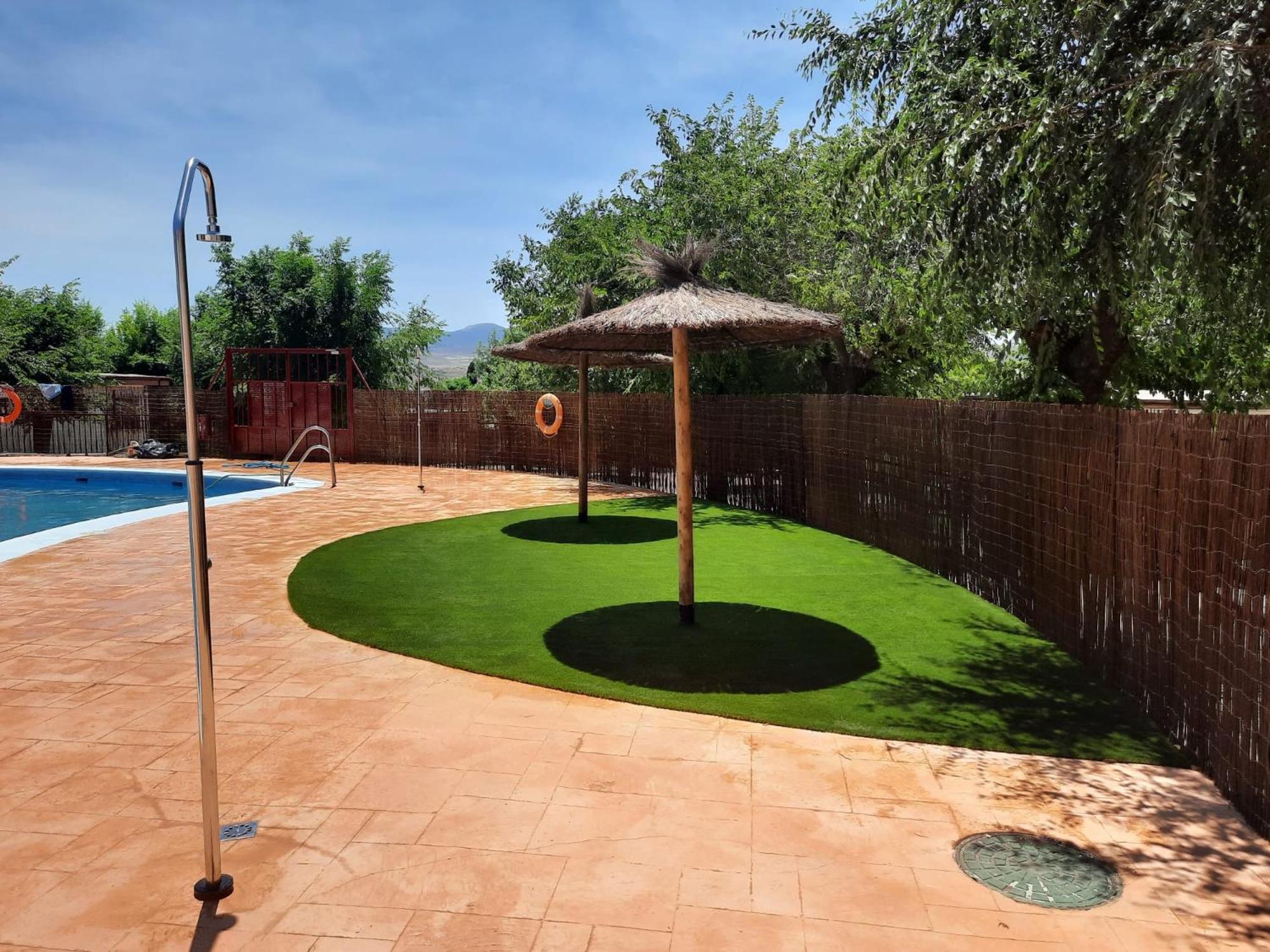Bungalow Padul El Mamut Bagian luar foto